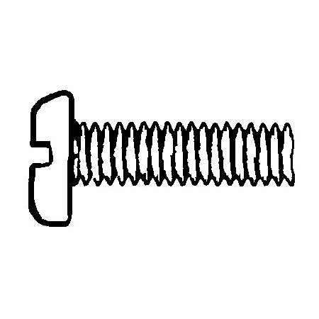 W & E Sales Co NYLON LIC PLATE SCR 6X20MM 100PK*AV17169 WE2661